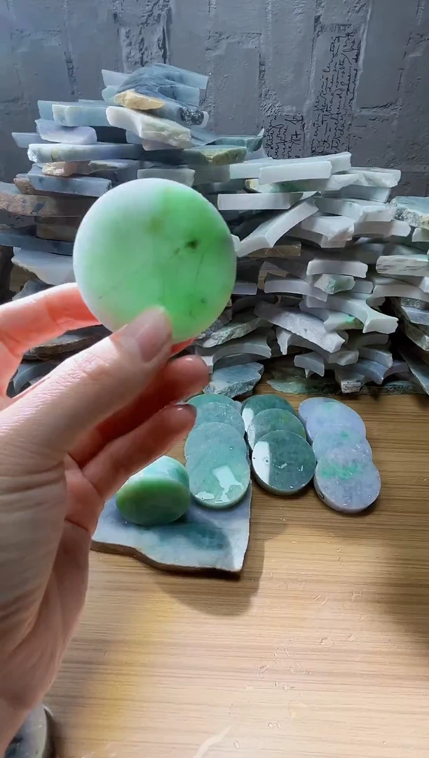 裸石翡翠天然翡翠A货余 南 505