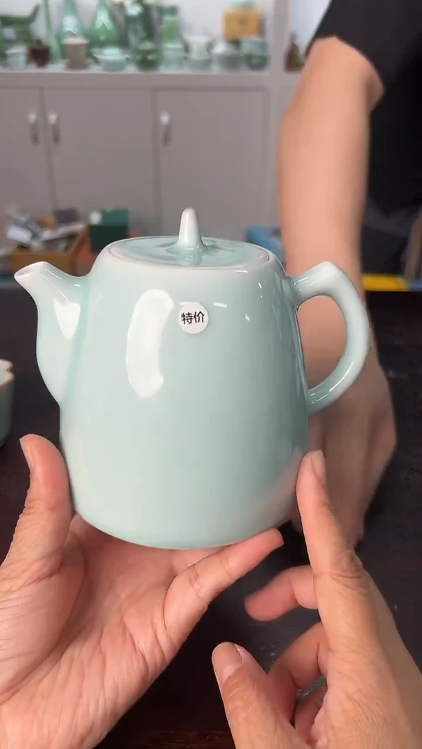 龙泉云间青瓷小米茶器