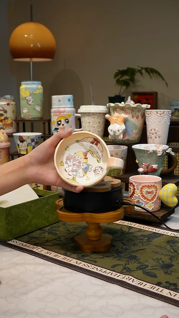 瓷【不带盒子】371高温釉下彩