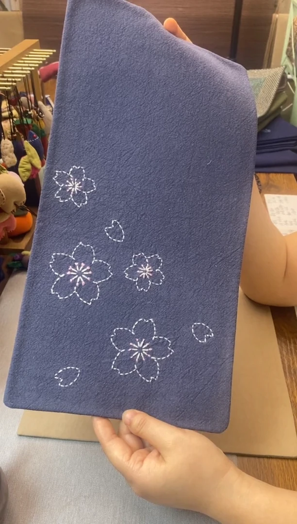 樱花手绣小茶席 ————