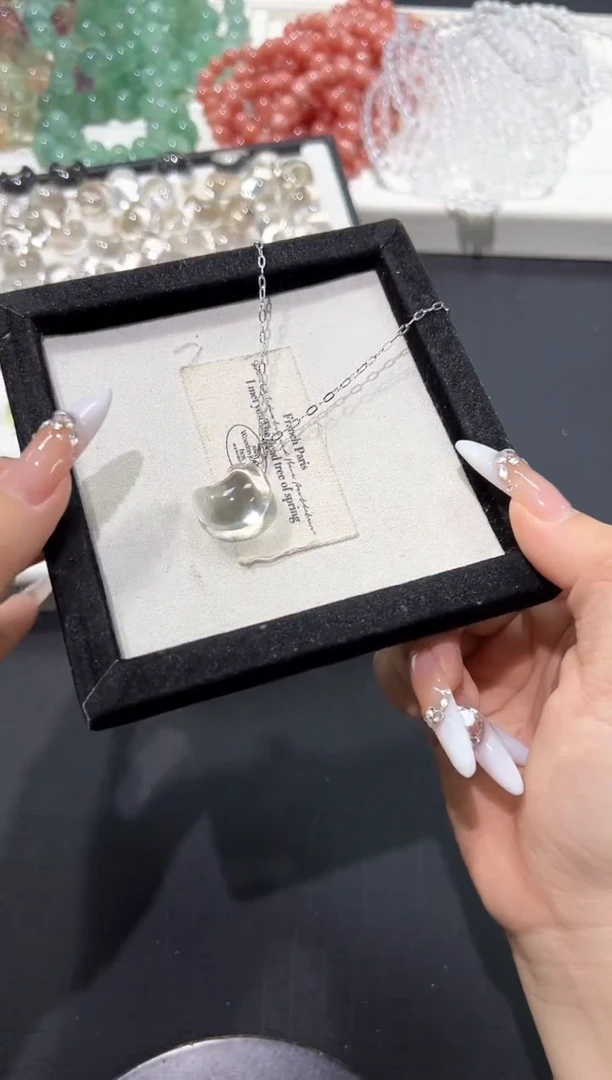 银S925镶嵌颈饰水晶3a多样性发其一【1套】默认微瑕