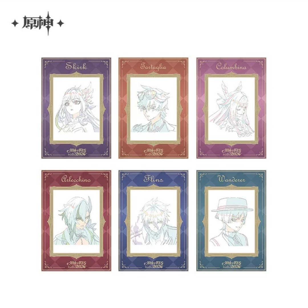 【平拆】原神fes嘉年相聚系列原画折光卡胶片票根盲盒（代拆）