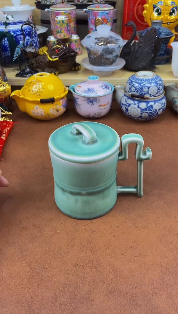 陶瓷茶具摆件旅行套组