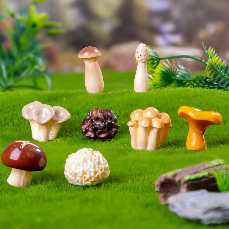 【对碰+许愿+打工人】仿真微观菌菇diy摆件