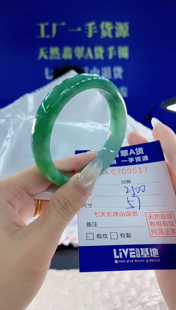 未镶嵌手镯翡翠17天然翡翠A货