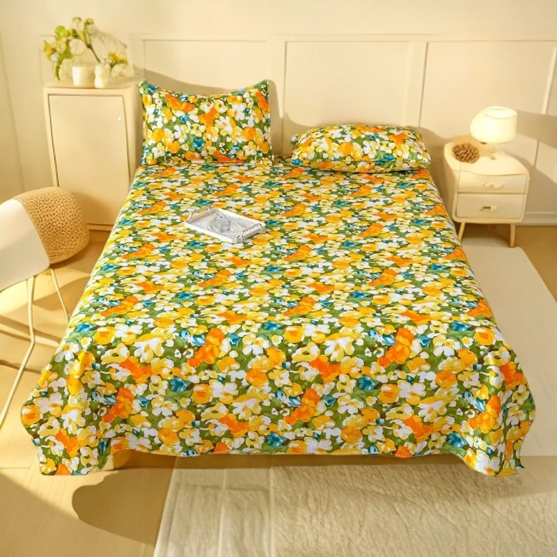 【试睡15天】四季通用简约风亲肤磨毛床单可机洗双人尺寸200x230cm