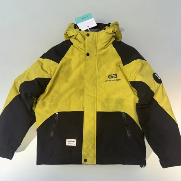 9958冲锋衣连帽休闲时尚百搭潮流加厚冬季男士短款