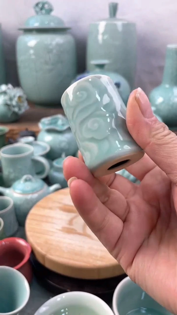 【闪购商品】特价 微瑕 慧仙青瓷