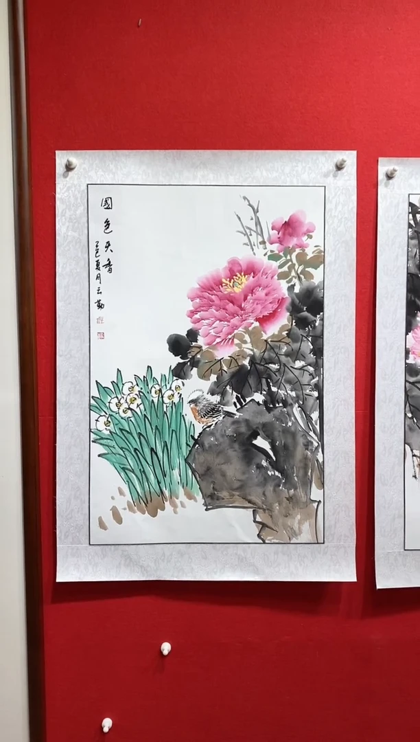 国画国画NYQ杰牛云勤老师作品