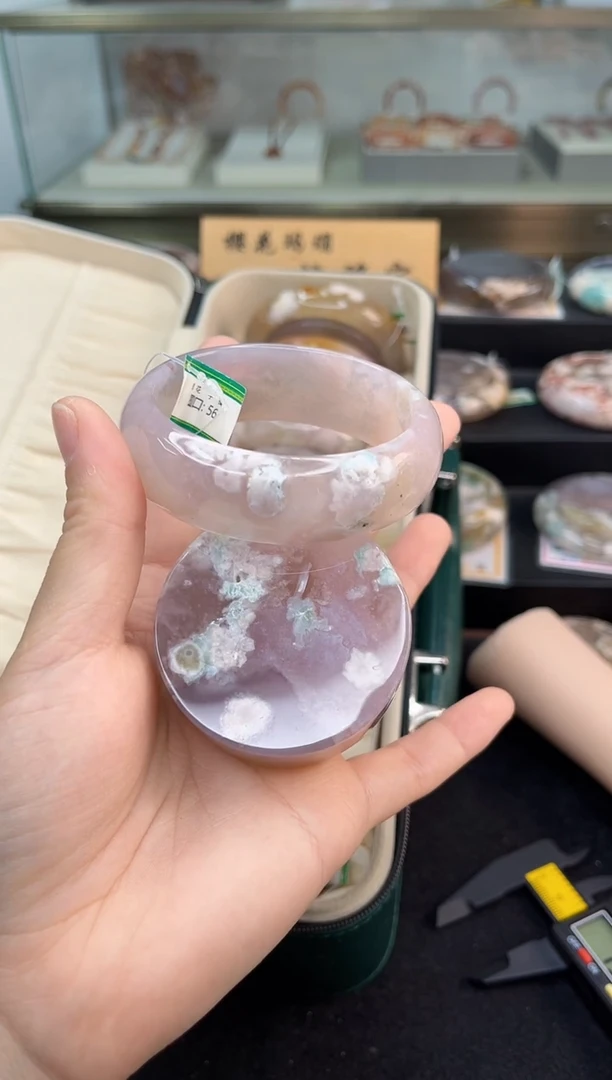 未镶嵌手镯石英质玉56圈口（赠品镯心）36887098