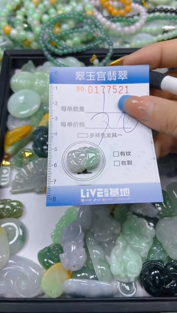 翡翠未镶嵌颈饰闪购0177521