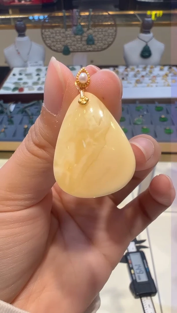【闪购商品】蜜蜡颈饰银S925镶嵌26////////