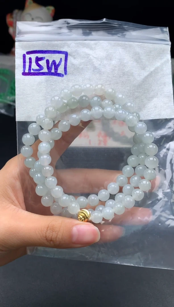 未镶嵌挂件翡翠17  卡7.6