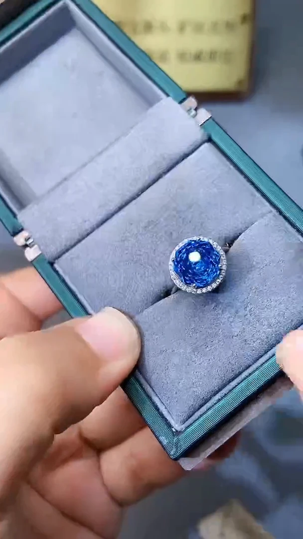 【闪购商品】托帕石戒指银S925镶嵌34444