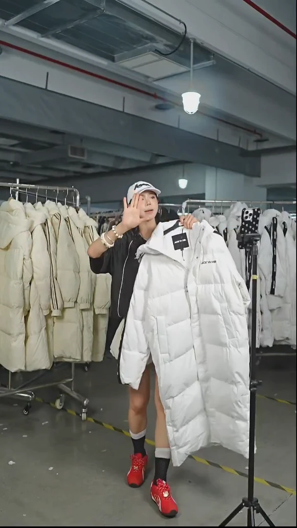 YKYB羽绒服长款     L码