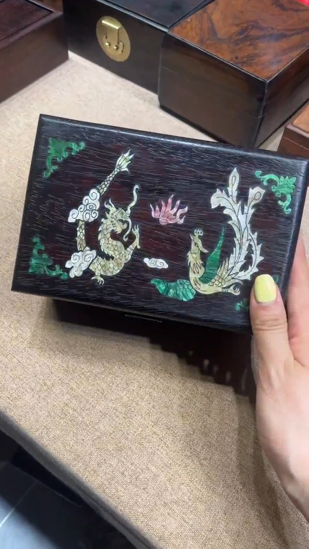 木龙凤呈祥 首饰盒