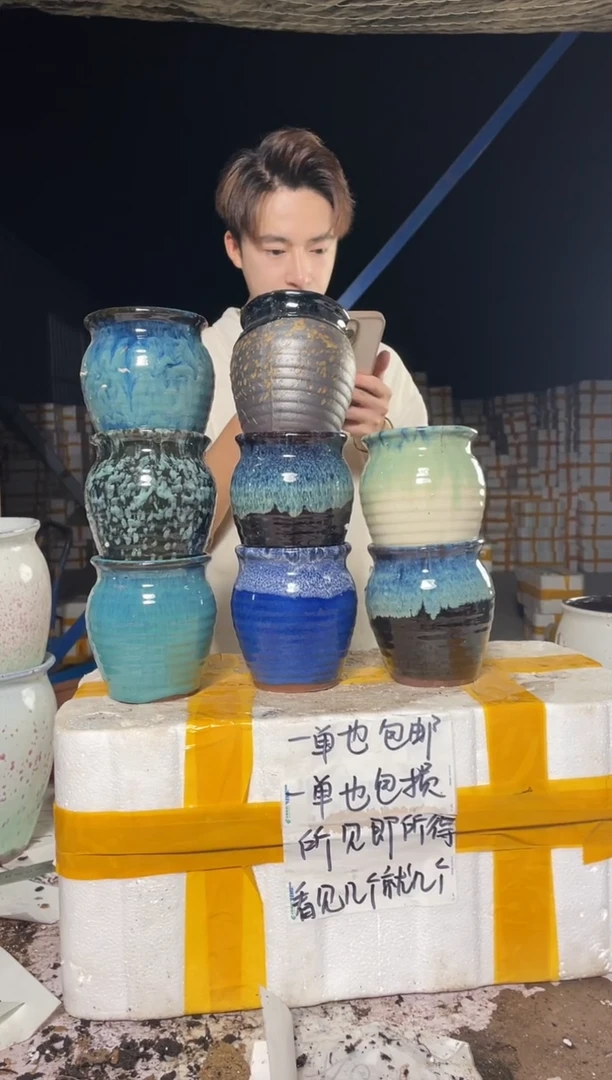紫砂花盆紫砂花盆宜兴紫砂粗陶花盆