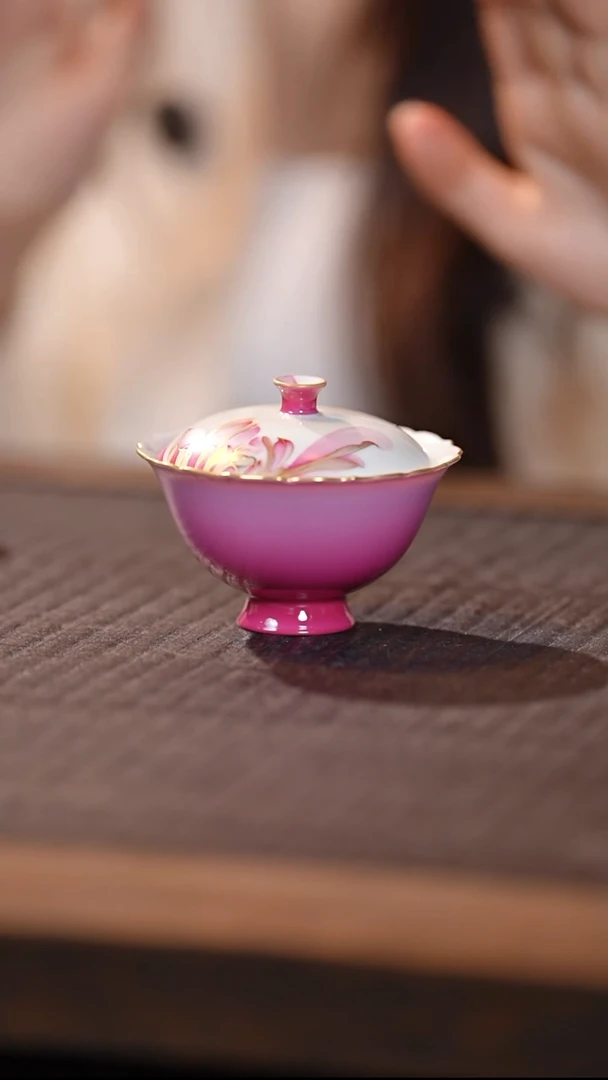 茶盏合吾022红妆盖碗