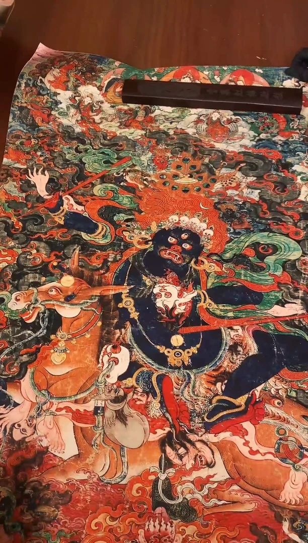 装裱画精美唐卡tk16302