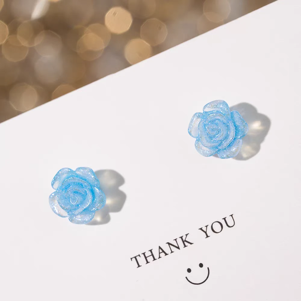 铜合金耳饰 【D85】新款时尚气质温柔耳环精致耳钉