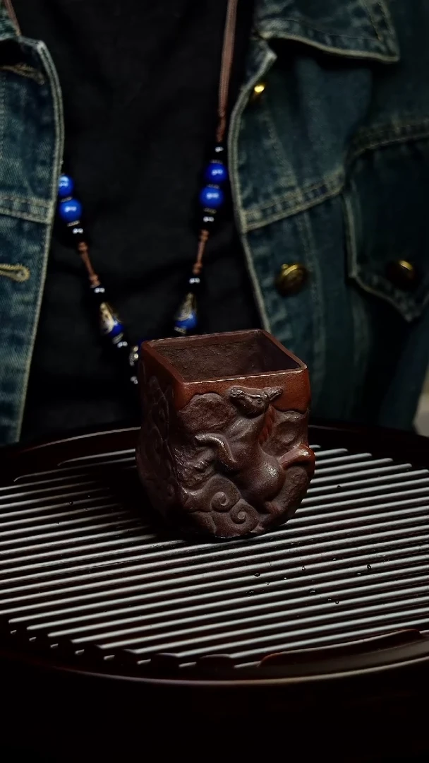 茶杯紫砂原矿紫砂茶具