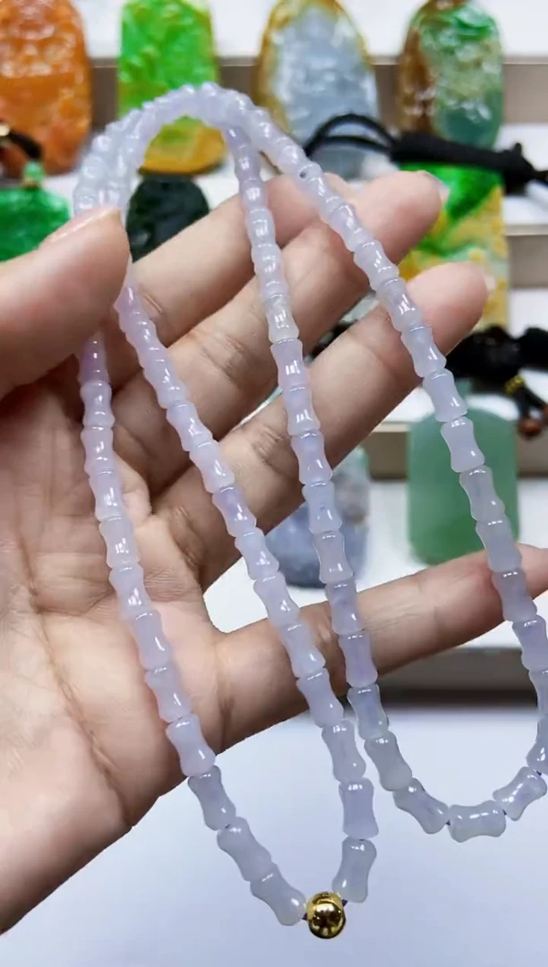 颈饰未镶嵌翡翠翡翠A货