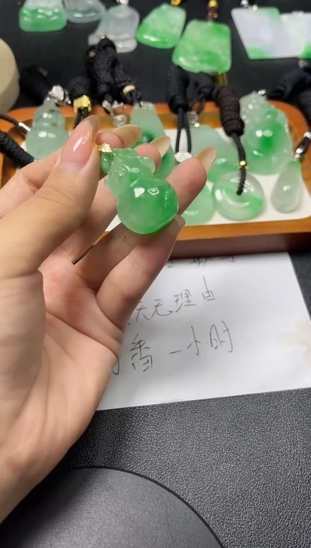 颈饰未镶嵌翡翠所见即所得 一图一物