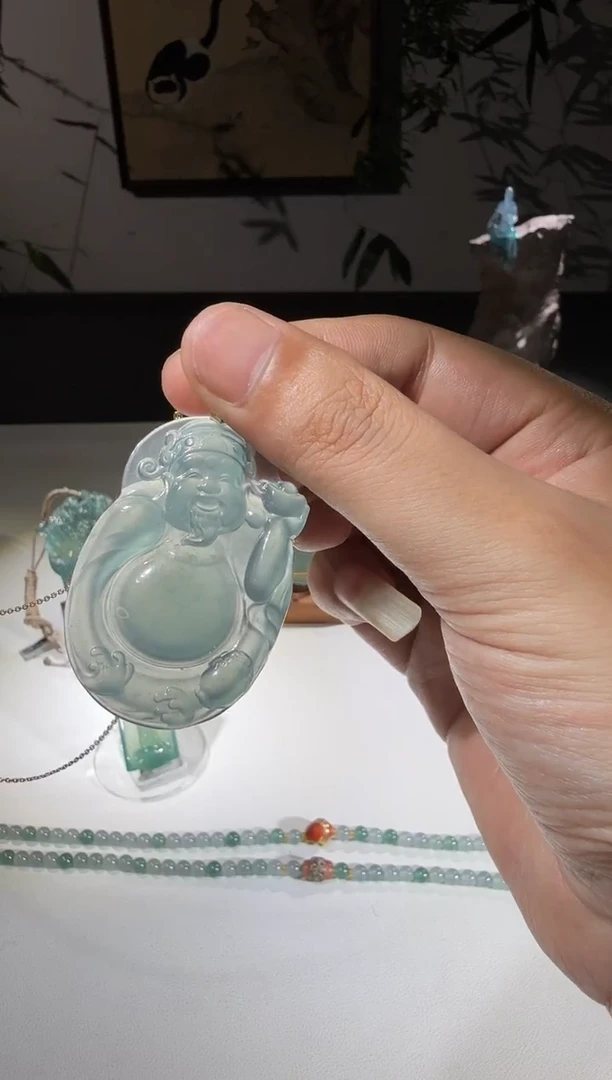 吊坠(不含链)未镶嵌翡翠财神