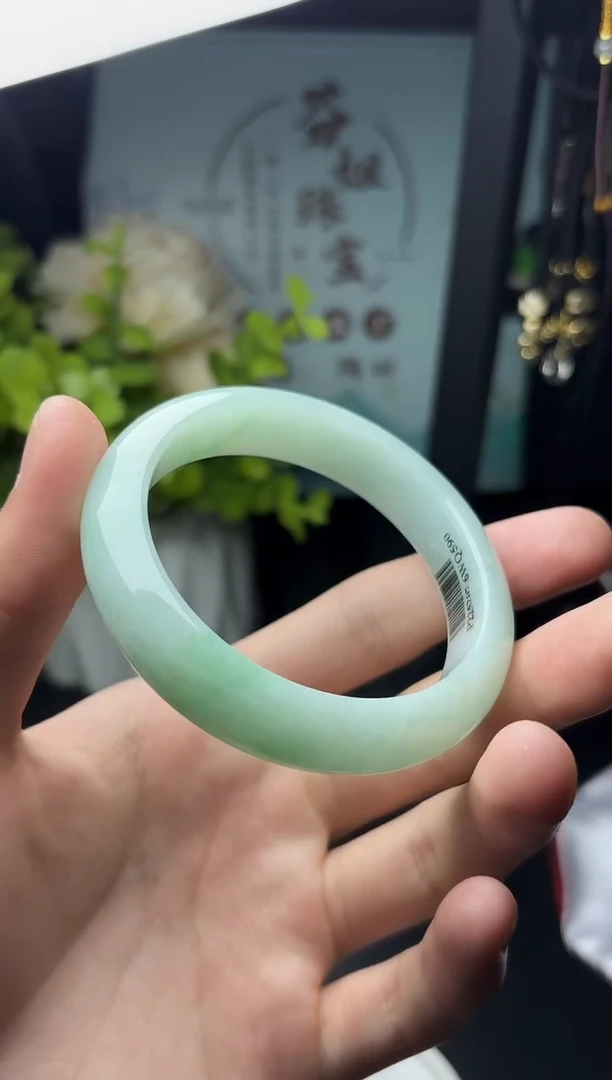 未镶嵌手镯翡翠55#翡翠手镯