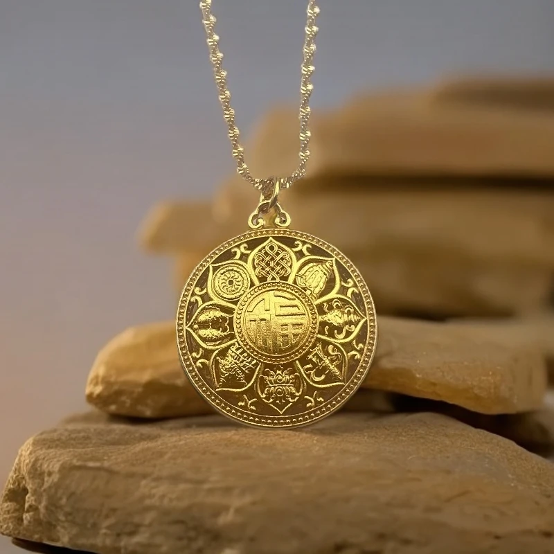 【舟总专属】时尚复古风合金八宝罗盘DZ61068赠合金链