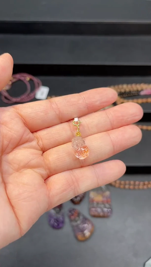 未镶嵌颈饰水晶【百晶灵儿】定制款多样性发一