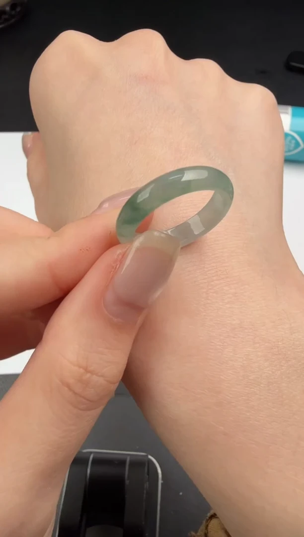 未镶嵌戒圈翡翠翡翠饰品-16