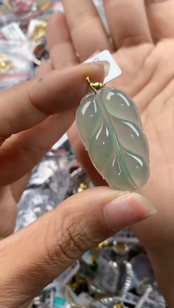 18K金镶嵌戒指翡翠131313---9