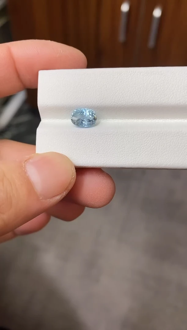 裸石海蓝宝石1.29ct海蓝宝