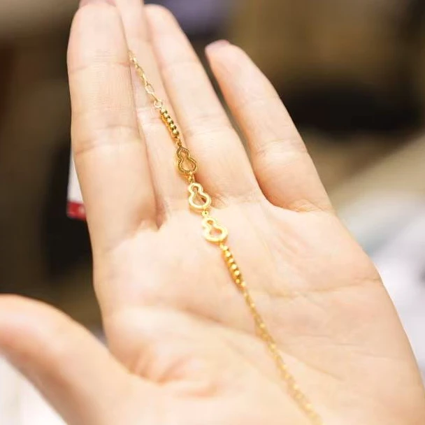 【巧玲专属】足金999三葫芦手链 经典时尚百搭 3.05