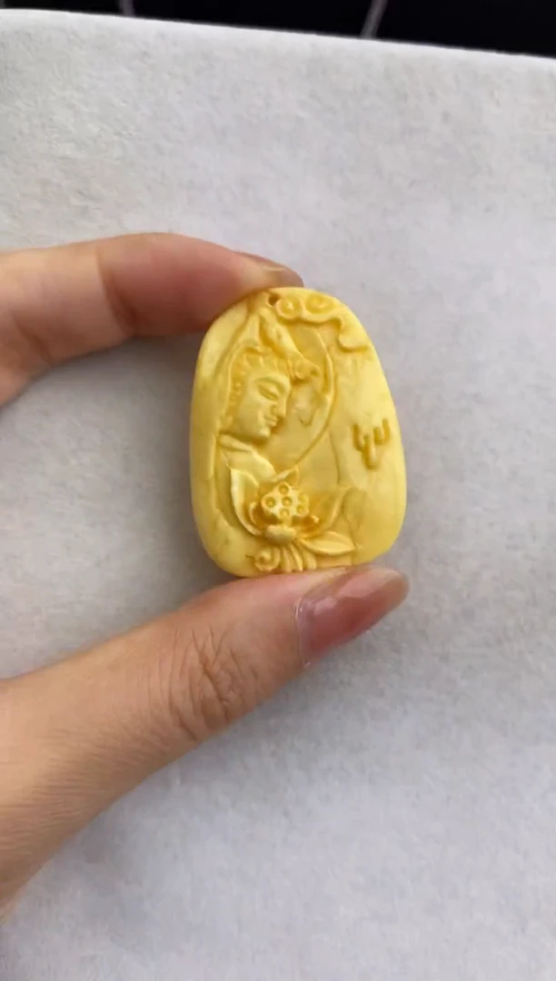 未镶嵌琥珀裸石10624051-吊坠