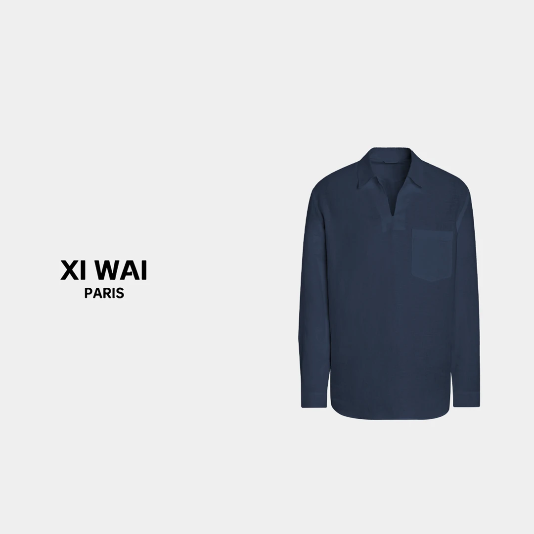 高级男装 春夏新品25s男士纯亚麻面料经典休闲衬衫长袖外套 0139