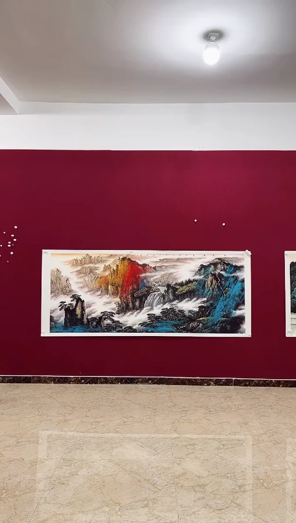 国画陶**决张现民国画作品