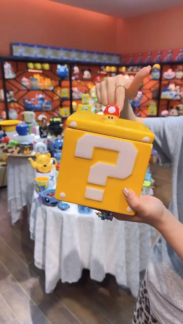 瓷片@@问号陶瓷储物收纳罐