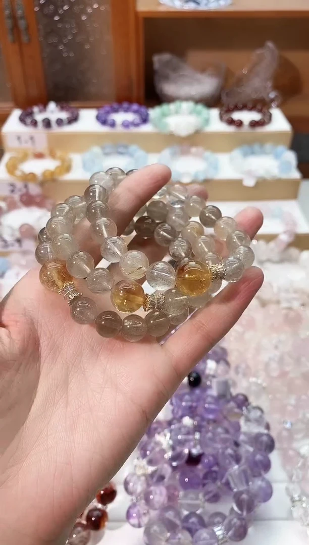 【闪购商品】水晶手串未镶嵌金发手串