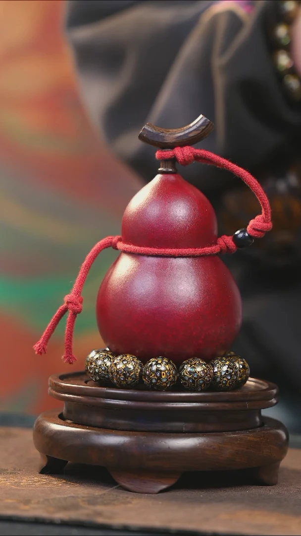 【闪购商品】YQ251大漆酒葫芦不包手串及旋转底座