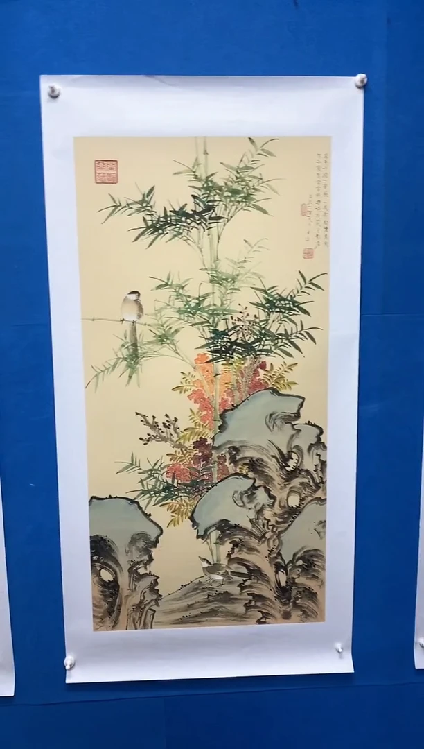 【闪购商品】国画张巨富  4尺花鸟3