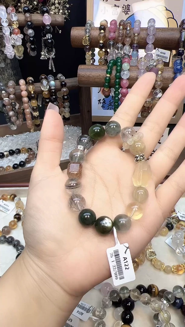 【闪购商品】水晶手链未镶嵌A122 天然水晶手串