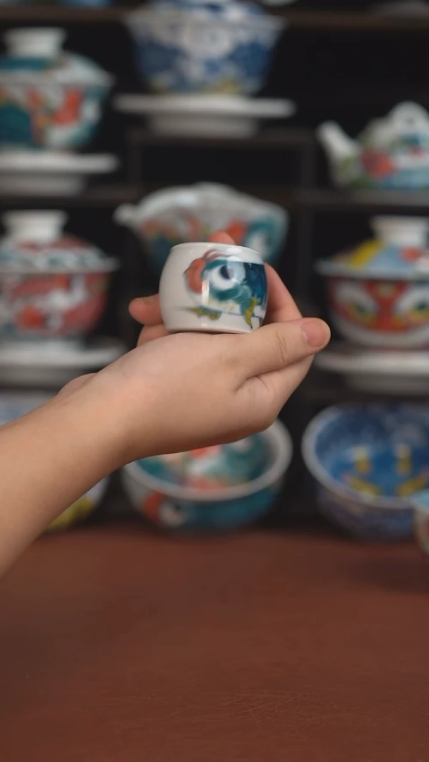 昨明炫彩绿神仙鱼盖置  （宠粉福利 ）