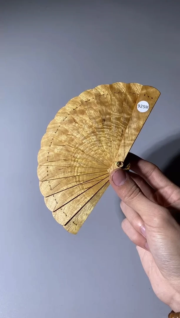 【闪购商品】金丝楠925号10cm金丝楠迷你扇