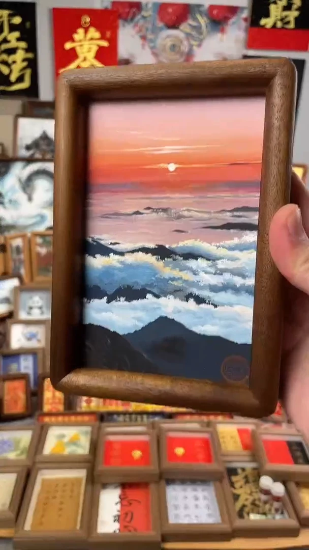 国画纯手绘书法绘画作品