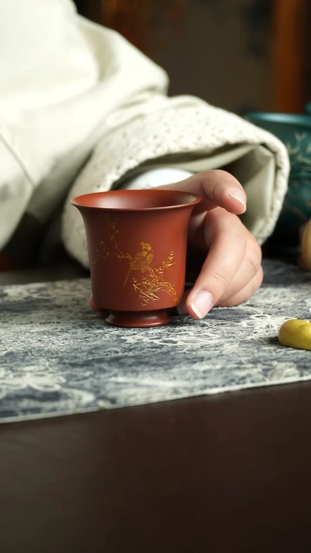 茶杯紫砂24号乐乐老师朱泥系列尾货清仓价 宜兴紫砂原矿作品