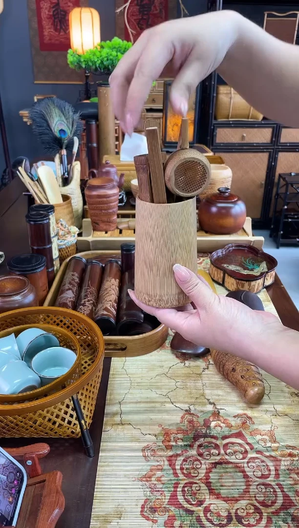 竹制六君子纯手工
