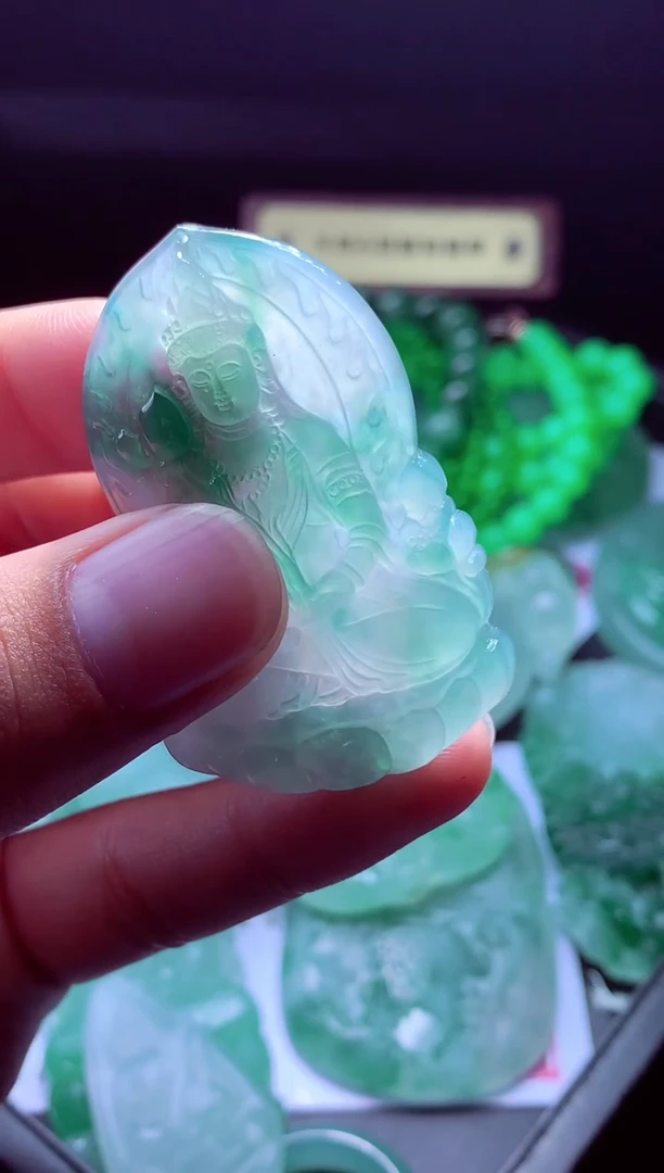 未镶嵌定制翡翠秀*#翡翠毛货定制