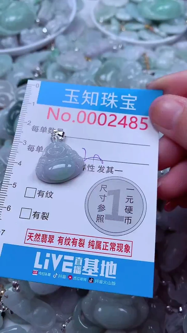 吊坠(不含链)未镶嵌翡翠2485